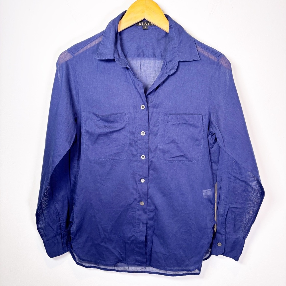 Biasa Lightweight Cotton Resort Wear Button Down Shirt